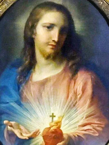 Jesús sýnir hið helga hjarta sitt